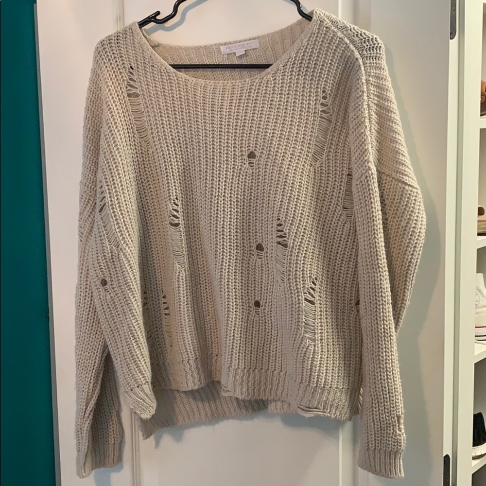 Sweater (holes are supposed to be there)